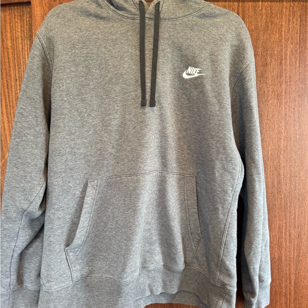 Nike Men's Gray Hoodie